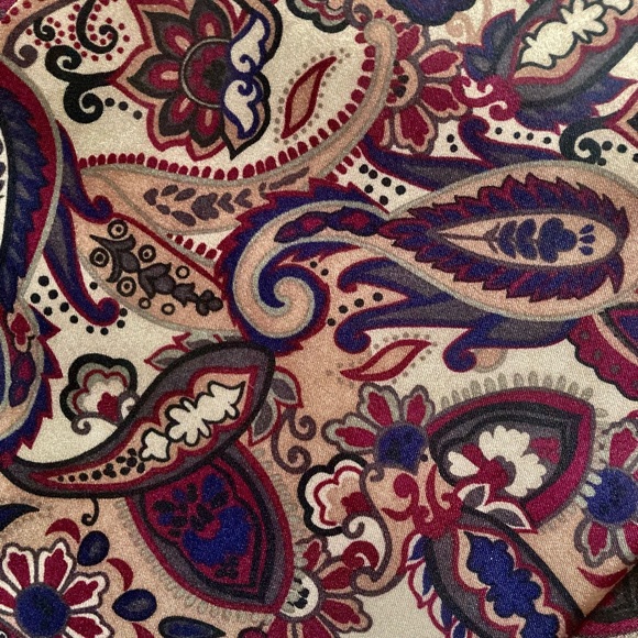 Vintage unisex long scarf - Picture 2 of 8